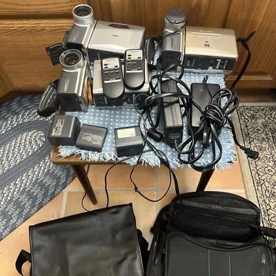 SHARP Hi-8 Hi8 VL-e630 Analog Camcorder Digital Zoom VCR Player Parts Vl-ah151 - Image 1 of 4