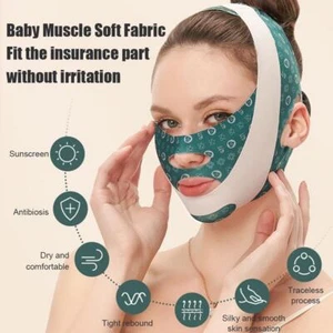 Máscara para dormir Beauty Face Sculpting, máscara de elevación línea V correa adelgazante facial C1U5 - Imagen 1 de 19