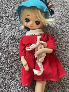 Muñeca Herman Pecker 1960 de colección ojos grandes - ¡Dulce adición a tu colección! - Imagen 1 de 7