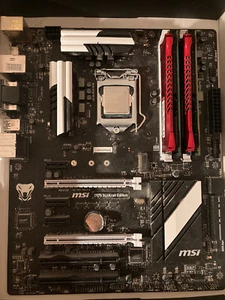 MSI Z97S SLI Krait Edition plus I5-4690 Plus 12gb Ram - Bild 1 von 4