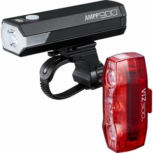 Cateye AMPP900 Front And VIZ300 Rear Bicycle Light Set, USB-C Rechargeable - Picture 1 of 1