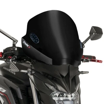 Parabrezza per Suzuki GSR 750 11-16 nero Puig Trend - Immagine 1 di 3