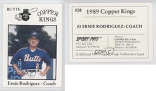 1989 Sport Pro Billings Mustangs Ernie Rodriguez #28