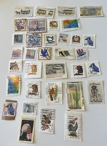 Postage Stamps USA Cancelled Various Lot Of 34 - Picture 1 of 8
