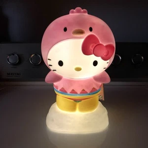 Hello Kitty Blow Mold Light Up Easter Chick Pink Kawaii 12” Kitsch 2025 Sanrio - Picture 1 of 7