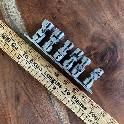 6Pc Craftsman USA -V- Series 3/8 Drive Swivel Flex Socket SAE 7/16-3/4 12 Point - Image 1 of 3