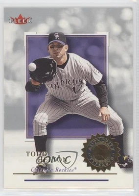 2001 Fleer Authority Todd Helton #5 HOF - Image 1 of 2