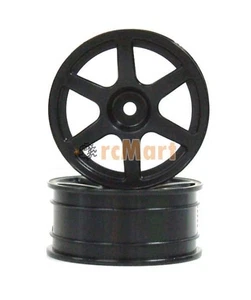 Tamiya Medium Narrow 6 Spoke Wheels Offset +2 24mm 1:10 RC Car Touring #53453 - Picture 1 of 2