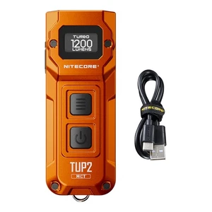 Llavero recargable Nitecore TUP2 (TUP 2) 1200 lúmenes MCT linterna EDC (O) - Imagen 1 de 11