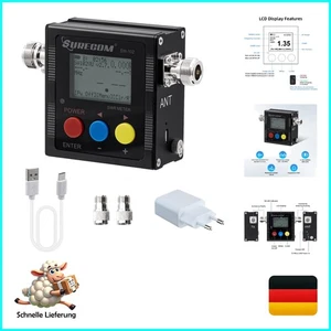 Surecom SW-102 Digitales VHF/UHF 125-525Mhz-Antennenleistungs- und SWR-Messgerät - Bild 1 von 9