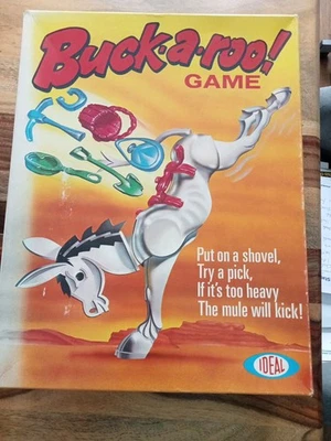 Ideal Buckaroo Buck-a-roo Vintage 1970 Board Game - Tested & Working - Image 1 of 4