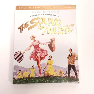 The Sound of Music 50th Anniversary 5-Disc Edition 3 Blu-ray 1 DVD Audio CD 1965 - Picture 1 of 7