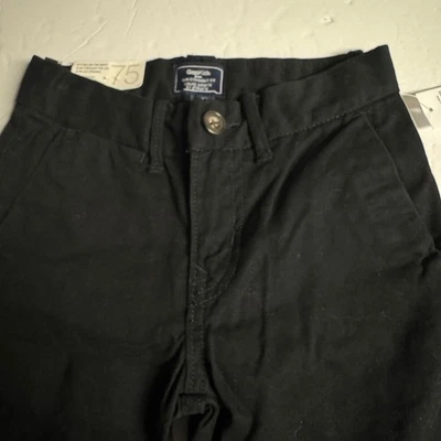 Pantalones negros ajustados de calce recto Gap para niños talla 6 vestido informal para niños Foto 1 de 4