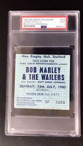 1980 BOB MARLEY FINAL CONCERT UK TICKET WAILERS UPRISING TOUR🔥 POP 1 🔥PSA 2