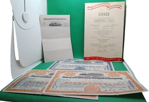 Detroit & Cleveland Navigation Company ship cruise stock letterhead menu lot 6 - Picture 1 of 5
