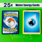Pokemon TCG Basic Energy Cards (set of 25) WATER ENERGY | 2020 Pokemon Official