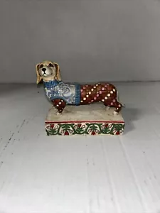 Jim Shore Longfellow Dachshund Figurine Heartwood Creek Wiener 2005 - Picture 1 of 5