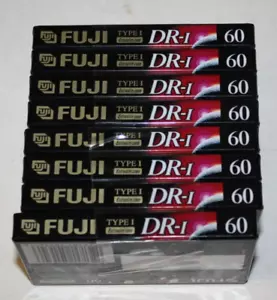 8 FUJI Audio Cassette Tapes Blank DR-I 60 Minute Normal Bias New - Picture 1 of 3
