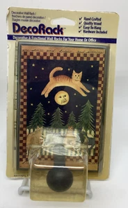 VTG 1998 Cat Over The Moon DecoRack Decorative Wall Rack Sarah Whitman NOS - Picture 1 of 4