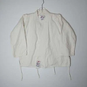 Top uniforme de artes marciales juvenil Budo World - talla Y-0 - usado - GXD6GW - Imagen 1 de 7