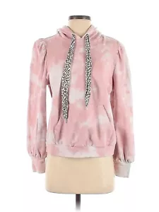 Sudadera con Capucha T.la Tie Dye Talla Pequeña Rosa Algodón Guepardo Estampado Animal Corbatas Festival S - Imagen 1 de 5