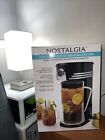 Nostalgia Café' Ice 3-Quart Iced Coffee and Tea Brewing System - CI3BK (Black)