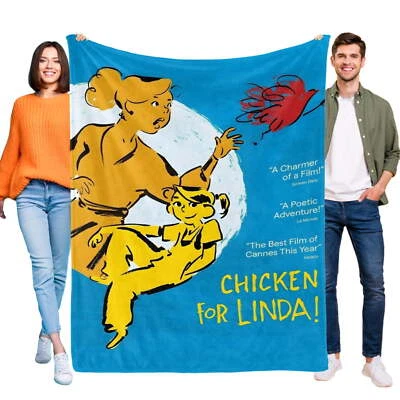 Chicken for Linda Blanket for Kids Flannel Throw Blanket for Gifts Home Decor - Image 1 of 4