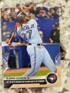 Tarjeta Topps Now 2021 Toronto Blue Jays Vladimir Guerrero Jr #898 - Imagen 1 de 1