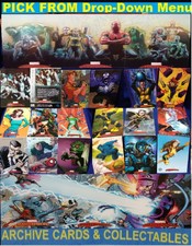 2007 Marvel Masterpieces Insert Cards You Pick-1 X-men, Spider-man, Splash Page