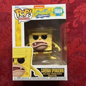 Funko Pop! Bob Esponja Pantalones Cuadrados 25 Aniversario Hombre de las Cavernas Bob Esponja #1669 - Imagen 1 de 6