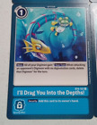 Digimon Tcg I'll Drag You Into The Depths! Bt4-101 Uncommon Blue...