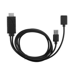 1080P USB To HDMI Audio Adaptor Cable Monitor Computer TV Projector Cord c - Zdjęcie 1 z 11