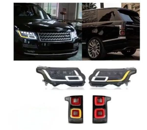 Plug & Play 18+ style Headlight & Taillight For 14-17 LR Range Rover Vogue L405 - Foto 1 di 15