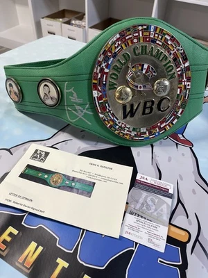Cinturón de Campeón Mundial CMB Firmado por Roberto Duran y Larry Homes (PSA) Foto 1 de 4
