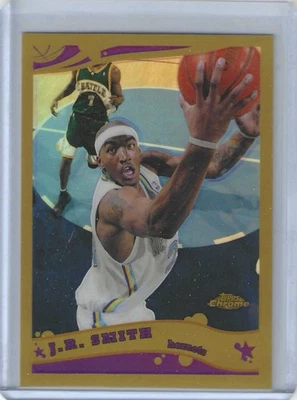 2006 Topps Chrome JR Smith Gold Refractor /99 - Image 1 of 2