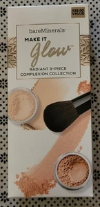 bareMinerals Make It Glow Radiant 3-teiliges Teint-Set Wert 39 $ Neu im Karton - Bild 1 von 3