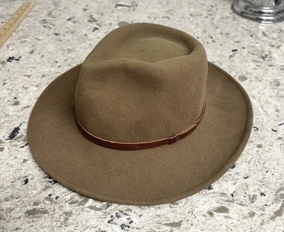 Vintage Pendleton Men's Medium Brown 100% Virgin Wool Fedora Hat USA - Image 1 of 4