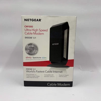 New Netgear CM1000 Cable Modem 10Gbps Ultra High Speed - Image 1 of 4