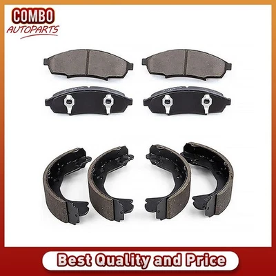 Pastillas de freno delanteras y traseras de cerámica y zapatas de tambor para Chevrolet Lumina 2000 2001 Foto 1 de 4