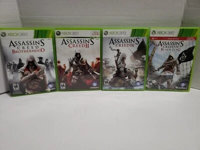 Assassins Creed (Xbox 360) 4 Game Lot Tested & Working - Image 1 of 4