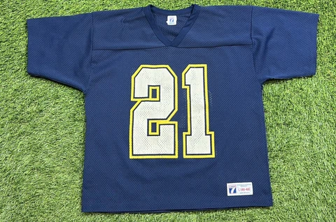 Vintage Logo 7 Michigan Wolverines Desmond Howard NCAA Jersey Men's L USA Cover