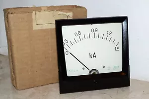 Vintage Analog Device Bakelite Ammeter E378 Soviet USSR 1979 NEW in BOX - Picture 1 of 4