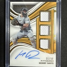 2023 panini immaculate baseball Henry Ford On Card Triple Patch Auto 31/99