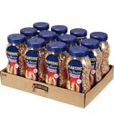 New! PLANTERS Salted Dry Roasted Peanuts 16oz Jars Case of 12 Bottles (12 Pack)