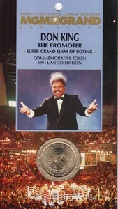 1994 MGM Grand Las Vegas Don King “The Promoter” Commemorative $1 Token - Picture 1 of 4