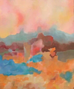 Rust - Original Oil Painting Impressionism 24x20 - Picture 1 of 1
