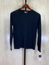 IZOD Button Uniform Cardigan Sweater, Big Girl's Size XL, Navy NEW MSRP $40