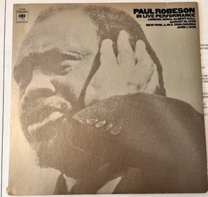 Paul Robeson – In Live Performance M 30424 US NM LP Tested - Picture 1 of 6