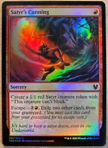 mtg magic satyr's cunning FOIL theros ENGLISH Ruse du satyre 4 available