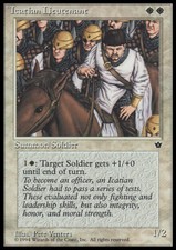 Magic the Gathering MTG Icatian Lieutenant (9) Fallen Empires   LP